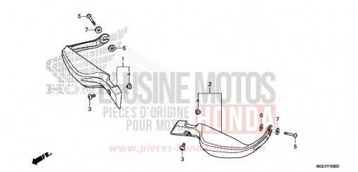 KNUCKLE GUARD VFR1200XDLF de 2015